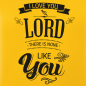 Preview: T-Shirt: i love you lord there is none like you