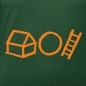 Preview: T-Shirt: Haus-Kreis-Leiter