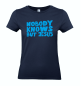Preview: T-Shirt: Nobody knows but Jesus