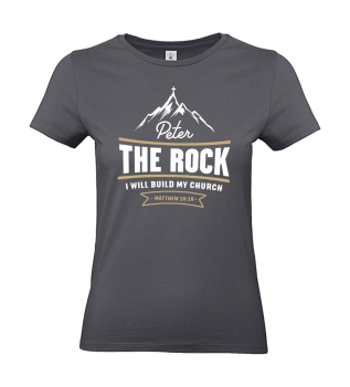 T-Shirt: Peter The Rock - I will build my church (Matthew 16:18)