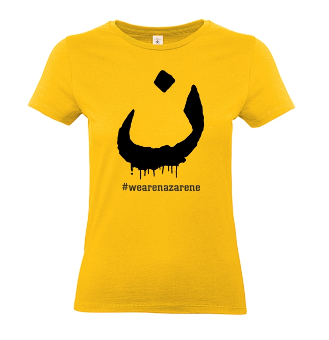 T-Shirt: Arabisch "N" für Nazarener #wearenazarene (Motiv 6)