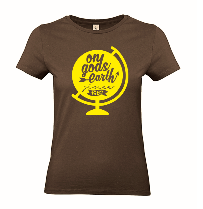 T-Shirt: on gods earth since...